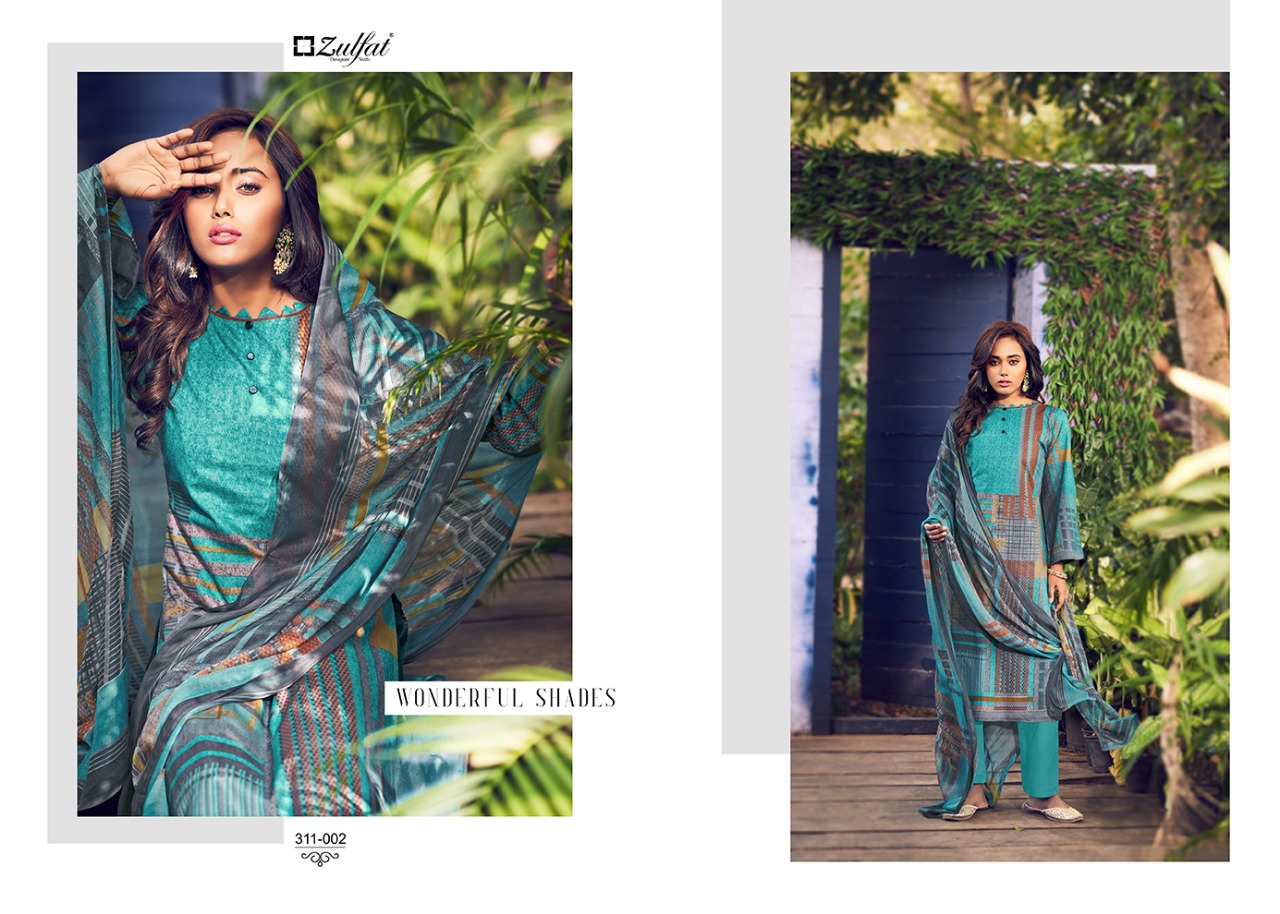 Zulfat Navika Exclusive Wear Digital Cotton Dress Material Catalog