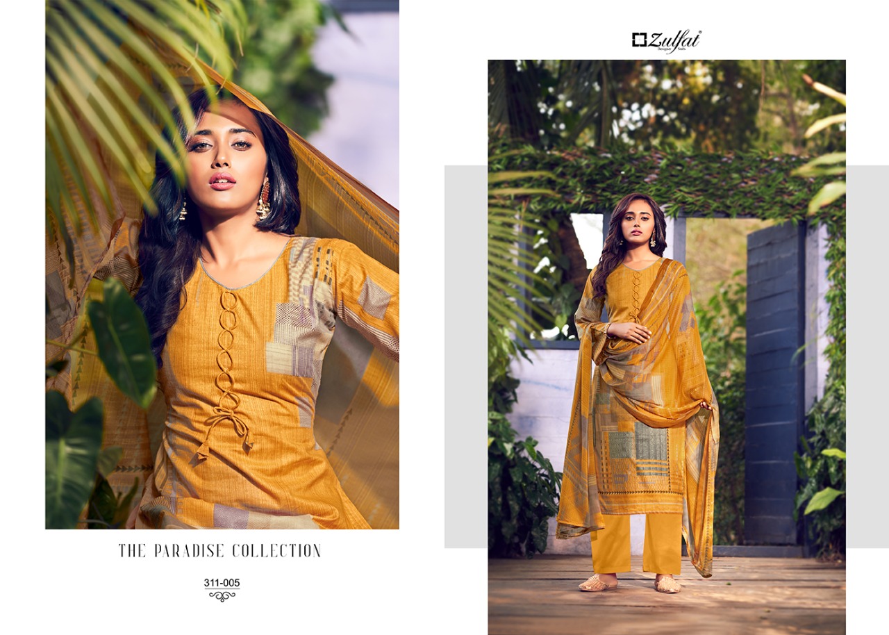 Zulfat Navika Exclusive Wear Digital Cotton Dress Material Catalog