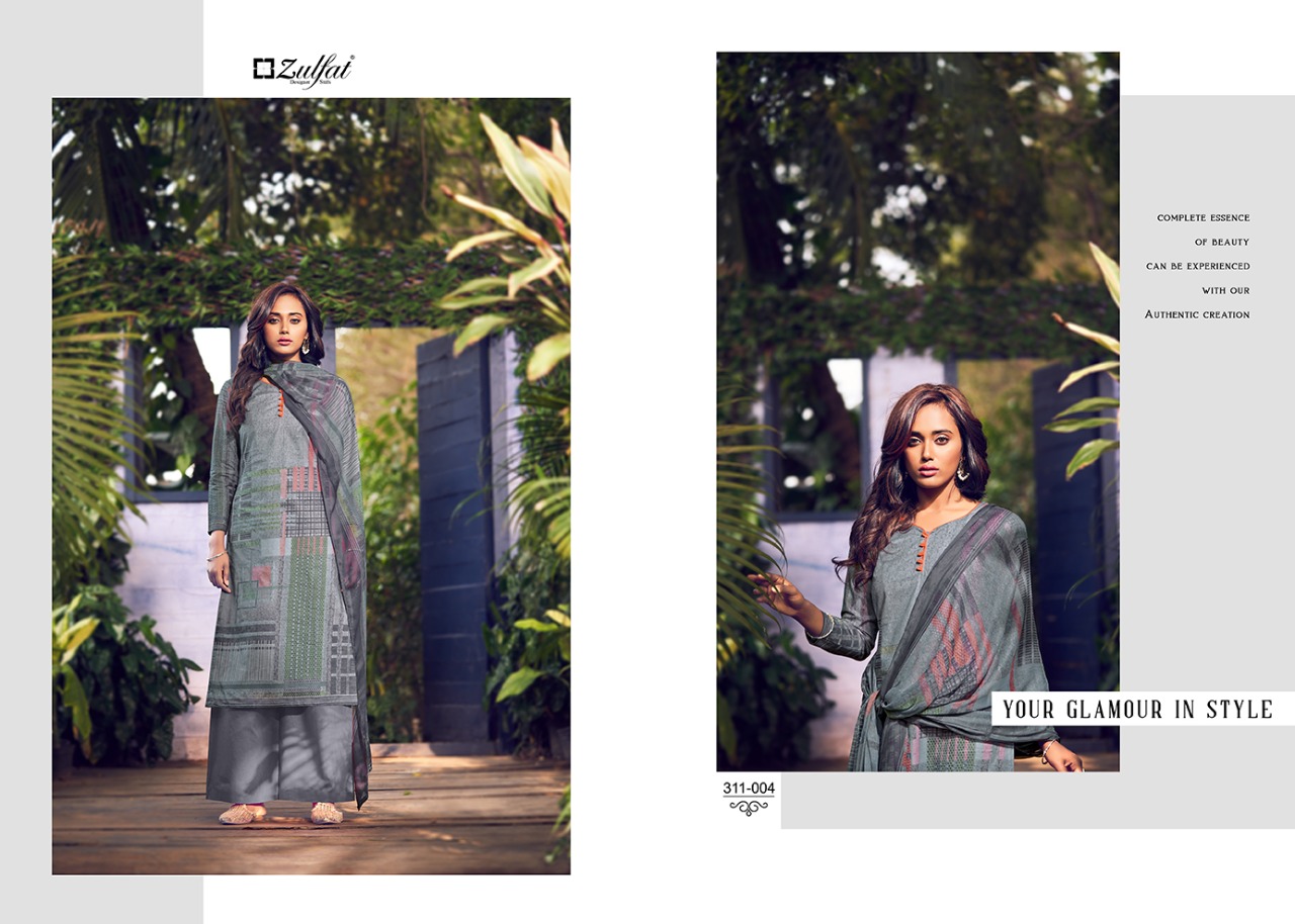 Zulfat Navika Exclusive Wear Digital Cotton Dress Material Catalog
