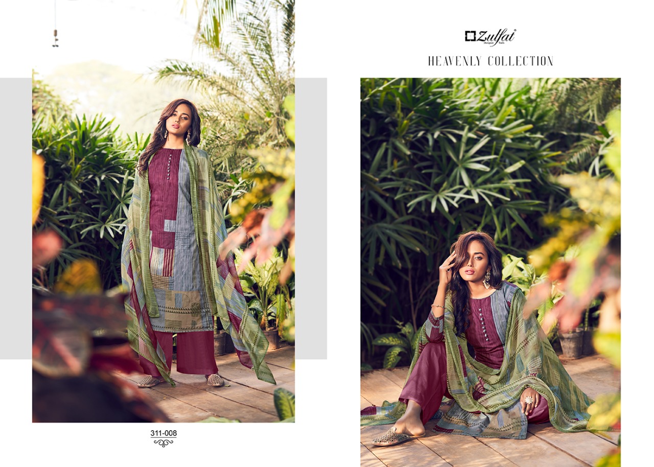 Zulfat Navika Exclusive Wear Digital Cotton Dress Material Catalog