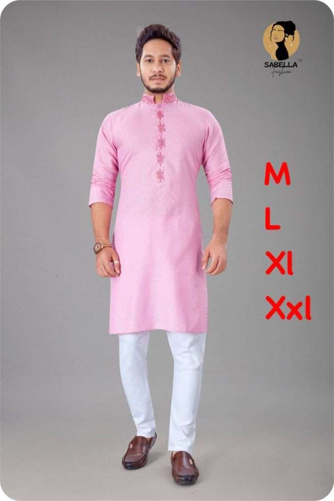 Cotton Kurti Set In Onion Pink Color