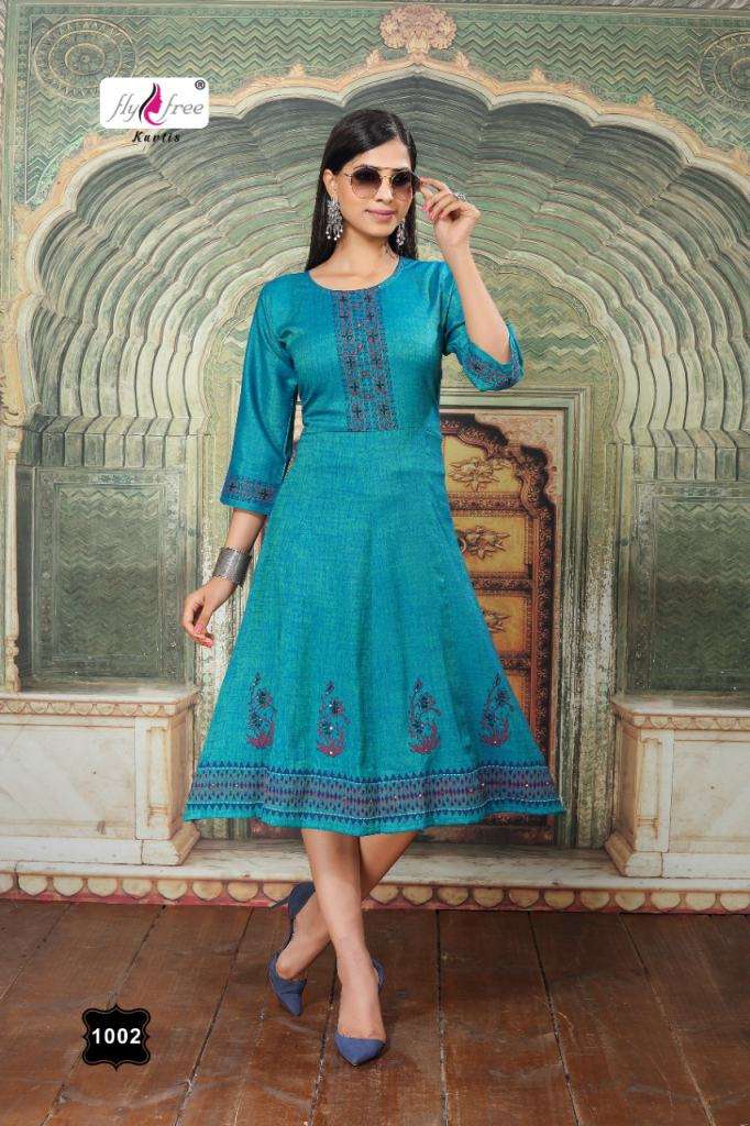 Fly Free Sweet Anarkali Kurtis Catalog