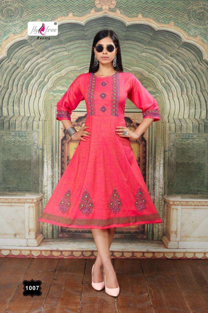 Fly Free Sweet Anarkali Kurtis Catalog