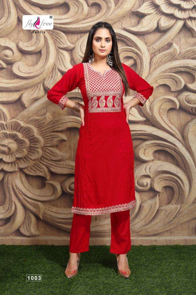 Fly Free Venture Kurti with Bottom Catalog
