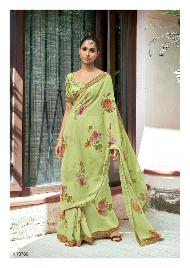 Shangrila Kaalini Fancy Wear Georgette Saree Catalog