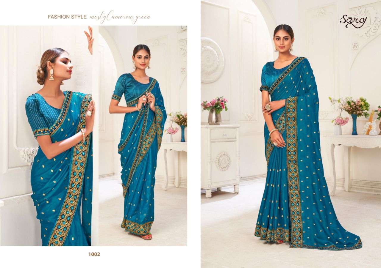 Saroj Tamanna Festive Wear Khumari Silk Sarees Catalog