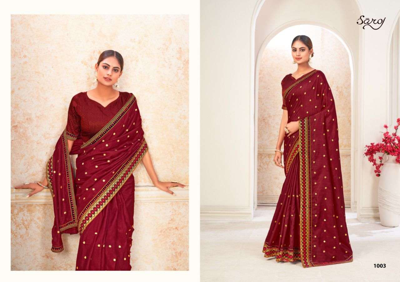 Saroj Tamanna Festive Wear Khumari Silk Sarees Catalog