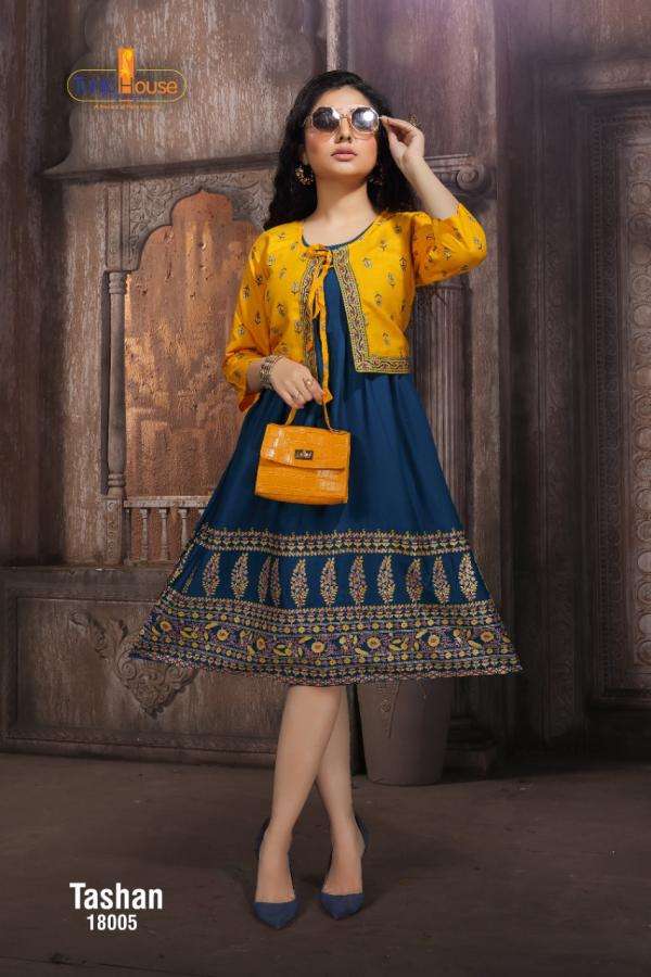 WESTERN FROCK BY RANGMAYA 101 TO 108 SERIES FANCY CHIFFON KURTIS