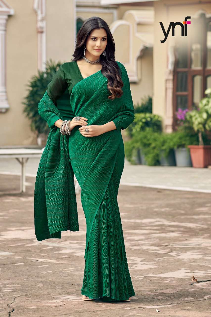 Ynf Pleated Silk Fancy  Saree  catalog
