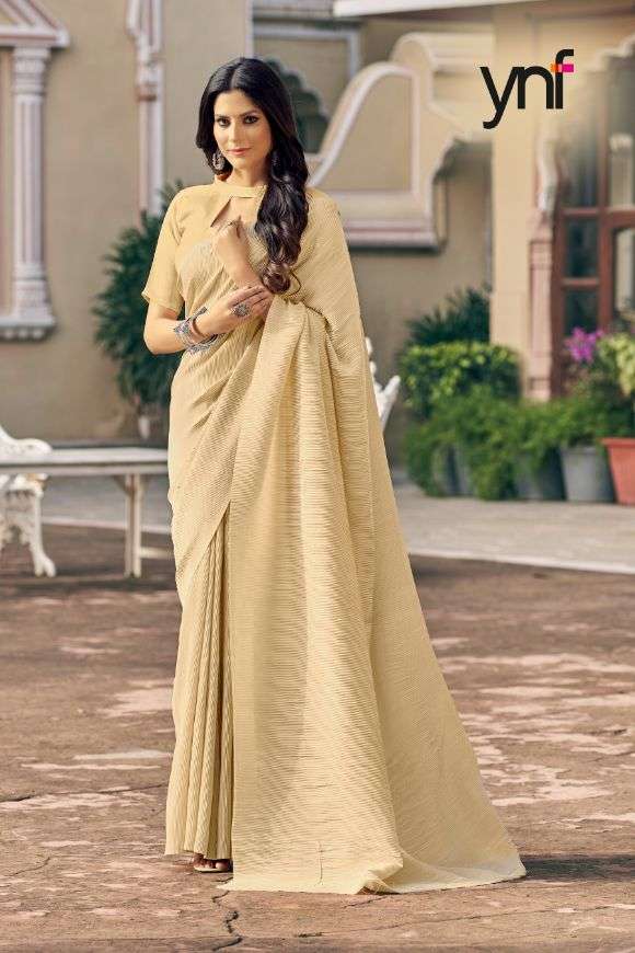 Ynf Pleated Silk Fancy  Saree  catalog