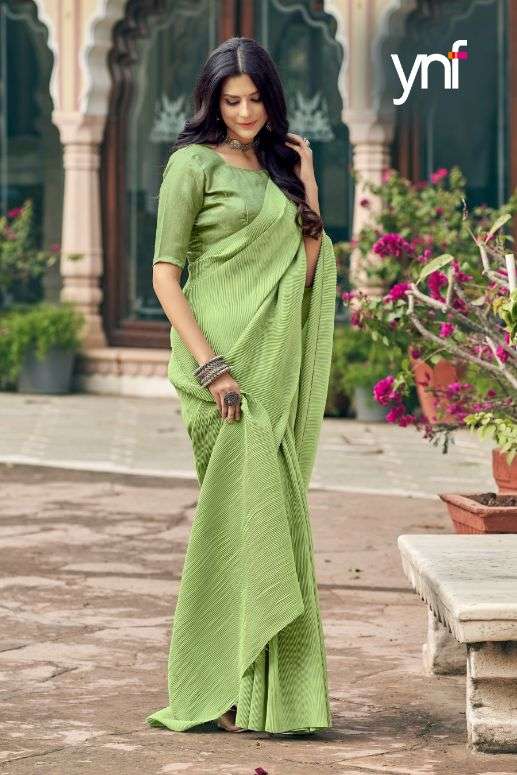 Ynf Pleated Silk Fancy  Saree  catalog