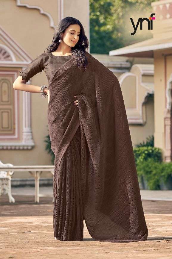 Ynf Pleated Silk Fancy  Saree  catalog