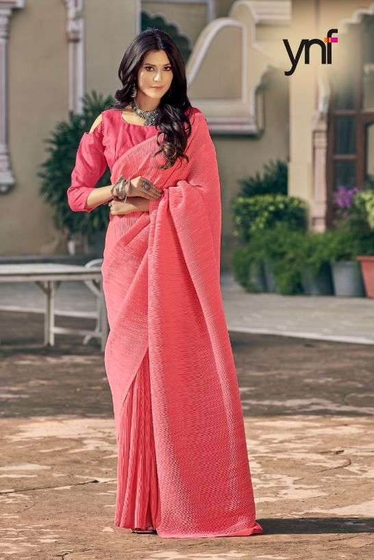 Ynf Pleated Silk Fancy  Saree  catalog