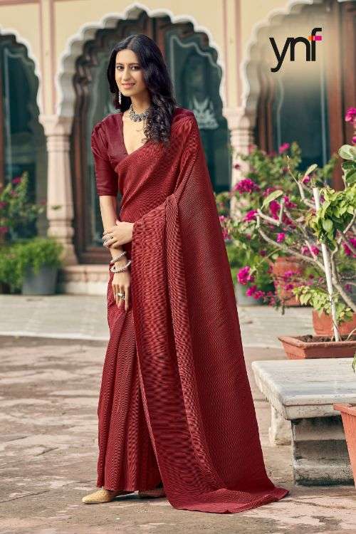 Ynf Pleated Silk Fancy  Saree  catalog