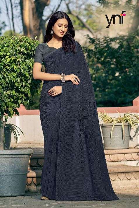 Ynf Pleated Silk Fancy  Saree  catalog