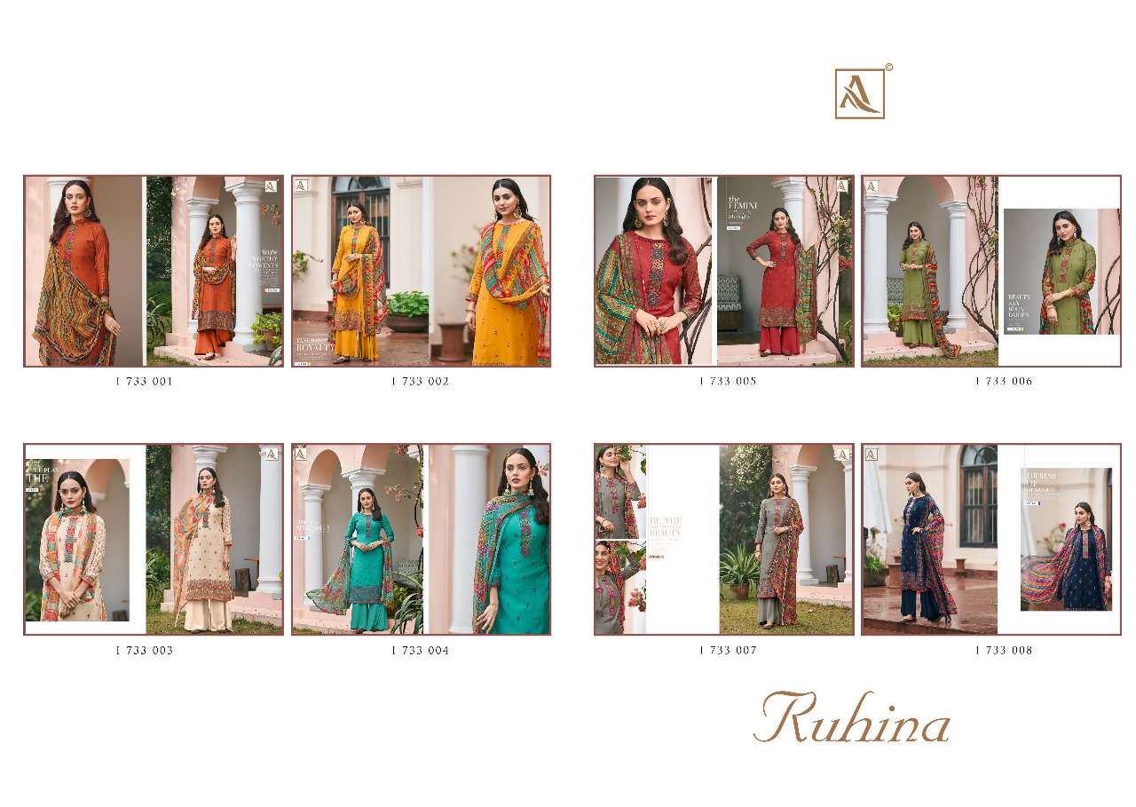 Alok Ruhina  catalog  viscous silk Buy Latest Dress Materials