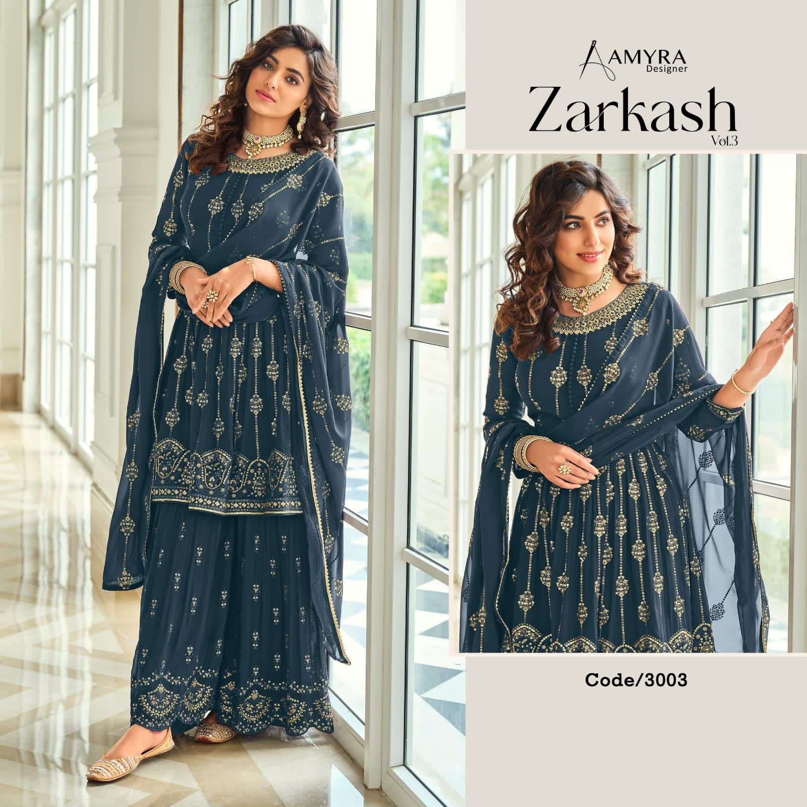 Amyra Zarkash vol 3 catalog Exclusive Designer Salwar suits 