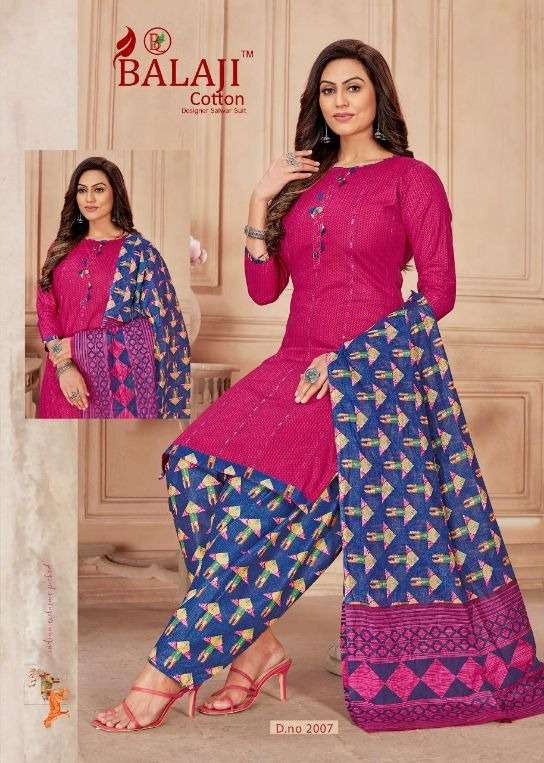 Balaji Niharika Catalog Casual Wear Cotton Printed Dress Materials