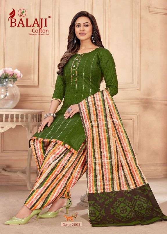 Balaji Niharika Catalog Casual Wear Cotton Printed Dress Materials