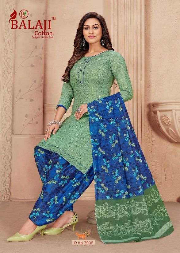 Balaji Niharika Catalog Casual Wear Cotton Printed Dress Materials