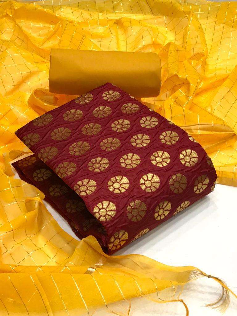 Banarasi Silk Vol 56 Catalog Silk Dress Materials
