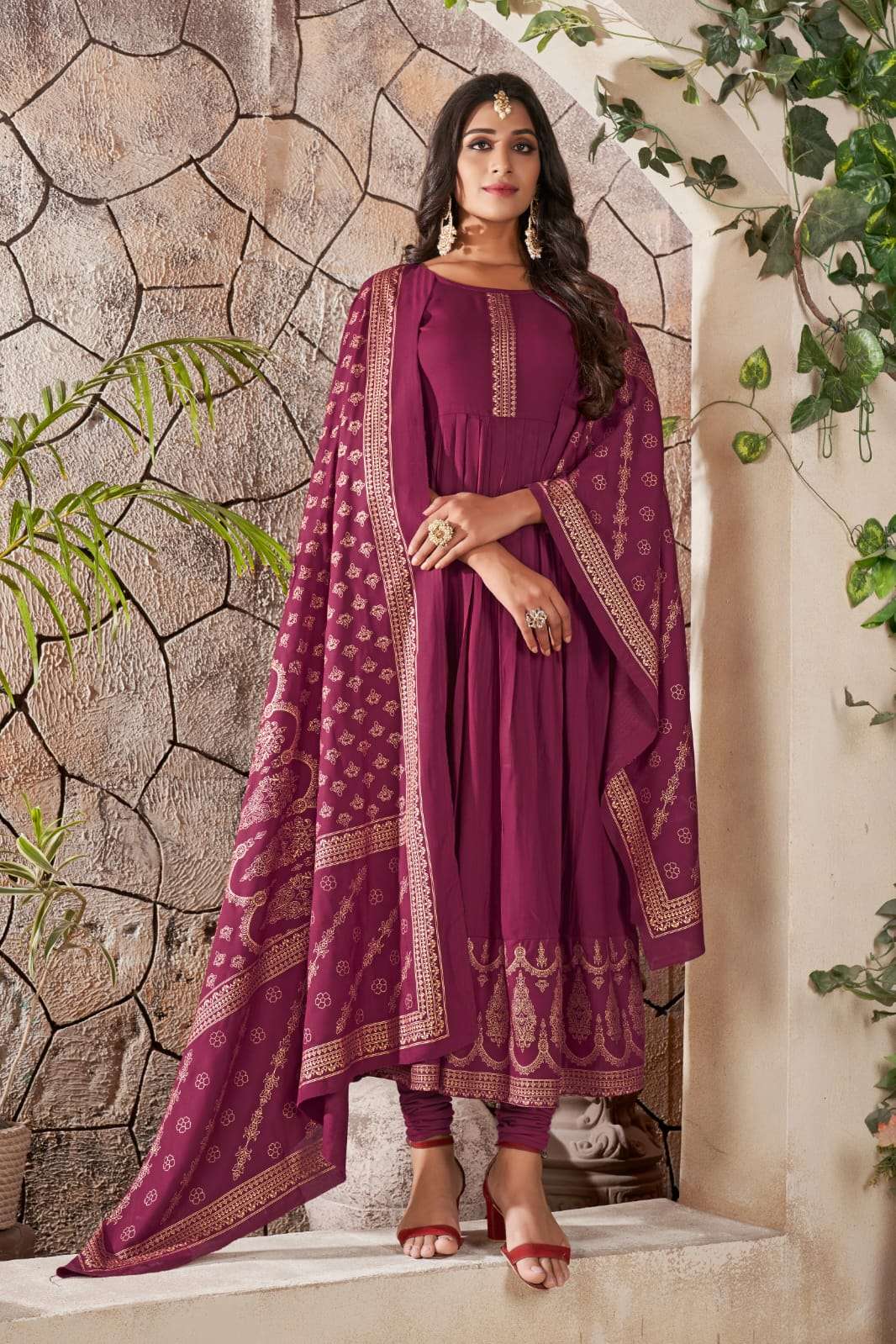 Banwery Pankh Vol 3 Catalog Exclusive Wear Anarkali Top With Dupatta