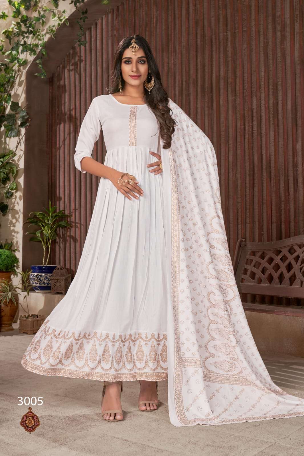 Banwery Pankh Vol 3 Catalog Exclusive Wear Anarkali Top With Dupatta