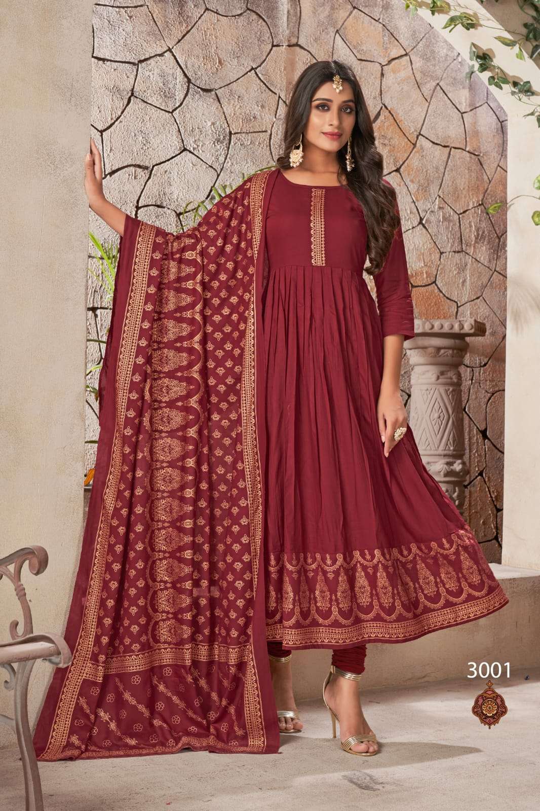 Banwery Pankh Vol 3 Catalog Exclusive Wear Anarkali Top With Dupatta