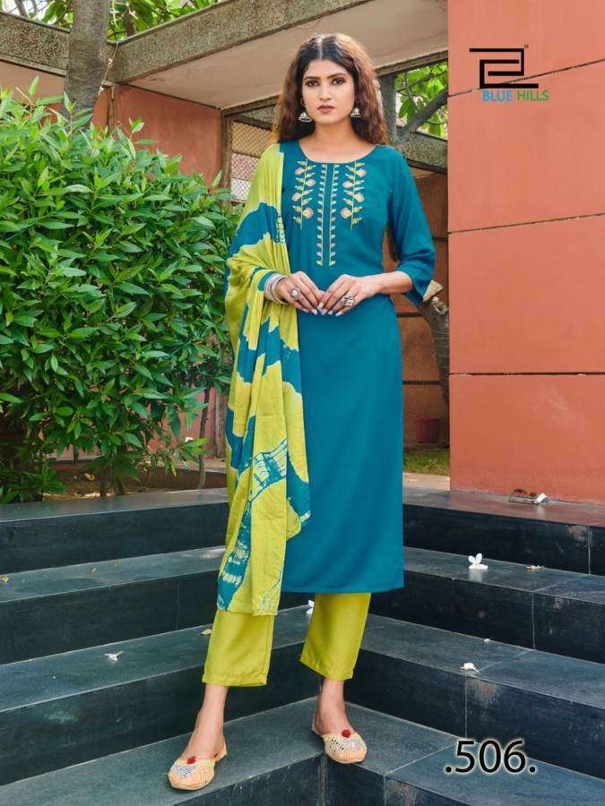 SILK KARI BY LILY & LALI NEW ELEGANT ETHNIC TRADITIONAL EXCLUSIVE HEAVY  FANCY LATEST DESIGNER PARTY WEAR WEDDING READYMADE CHRISTMAS SPECIAL 3 PC KURTI  BOTTOM WITH DUPATTA VAANI KAPOOR COLLECTION SUPPLIER IN