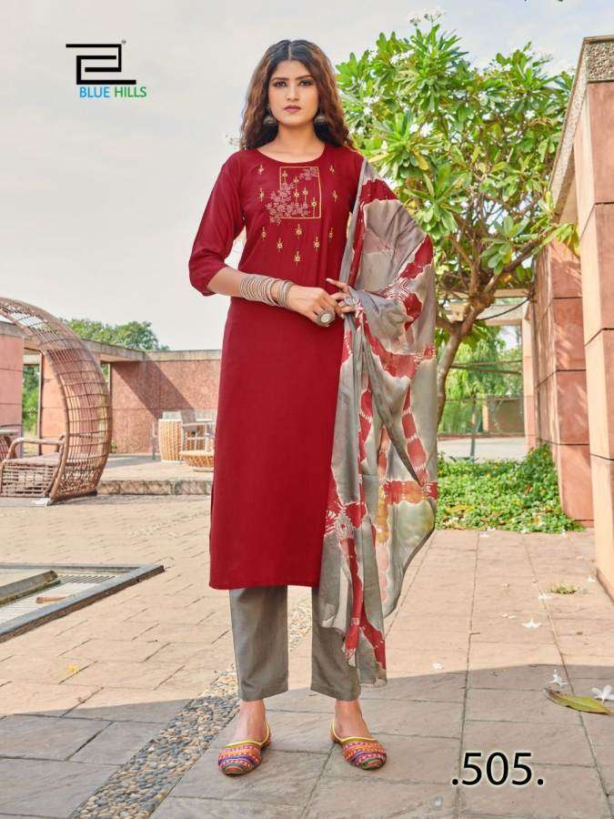 Blue Hills New Generation Vol 3 Designer Kurti Bottom and Dupatta Catalog