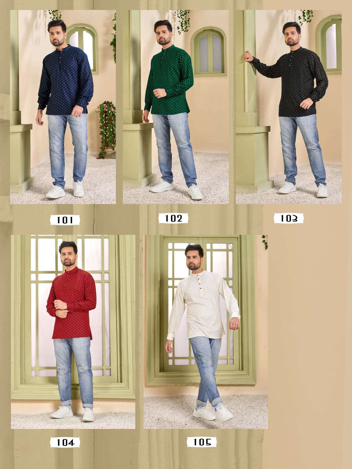  Cherry  catalog Fancy Rayon Couple Short Top Collection