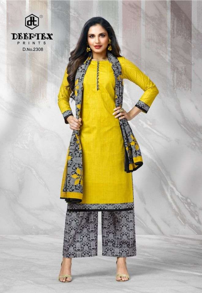 Deeptex Chief Guest Vol 23 Catalog Regular Wear Cotton Printed Women Dress Materials 