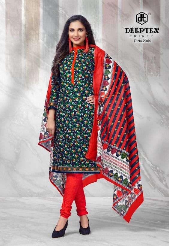 Deeptex Chief Guest Vol 23 Catalog Regular Wear Cotton Printed Women Dress Materials 