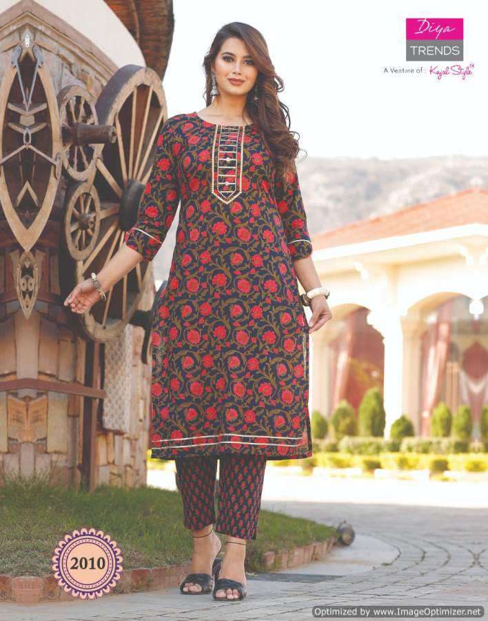 Diya Trends Cotton Candy vol 2 catalog Fancy Cotton Printed Kurti With Bottom 