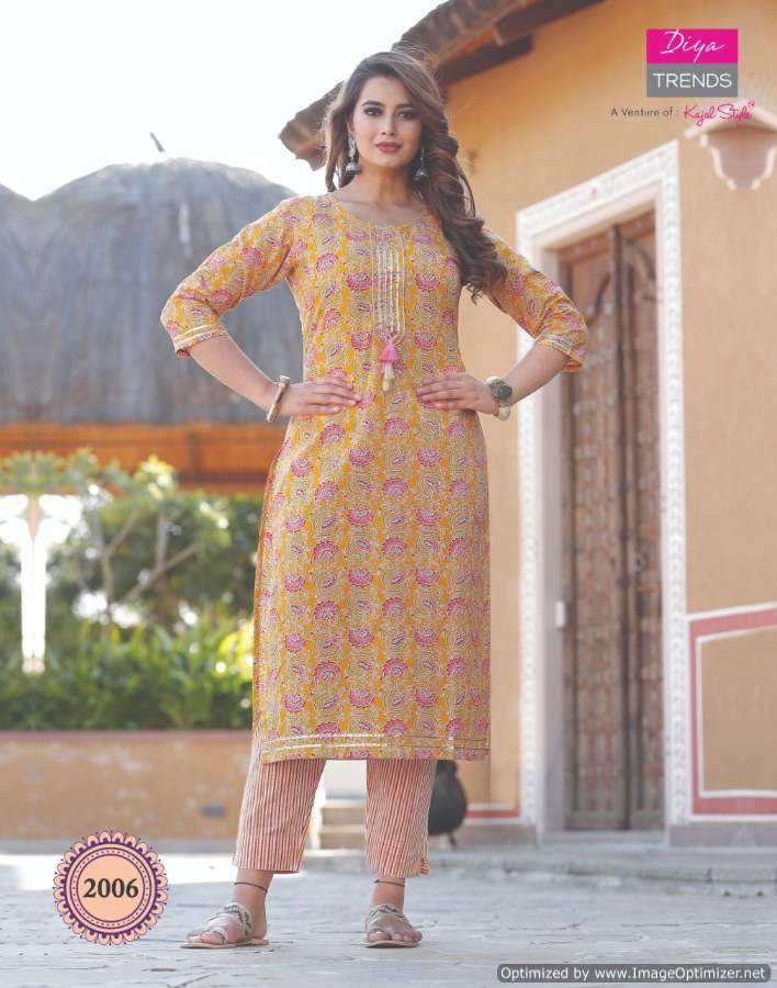 Diya Trends Cotton Candy vol 2 catalog Fancy Cotton Printed Kurti With Bottom 