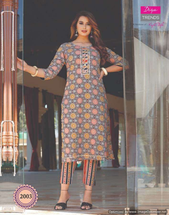 Diya Trends Cotton Candy vol 2 catalog Fancy Cotton Printed Kurti With Bottom 