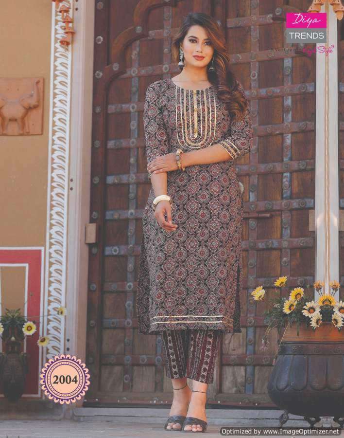 Diya Trends Cotton Candy vol 2 catalog Fancy Cotton Printed Kurti With Bottom 