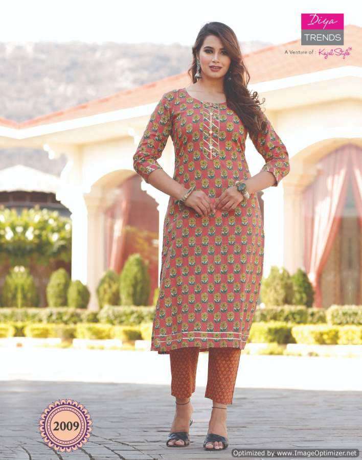 Diya Trends Cotton Candy vol 2 catalog Fancy Cotton Printed Kurti With Bottom 