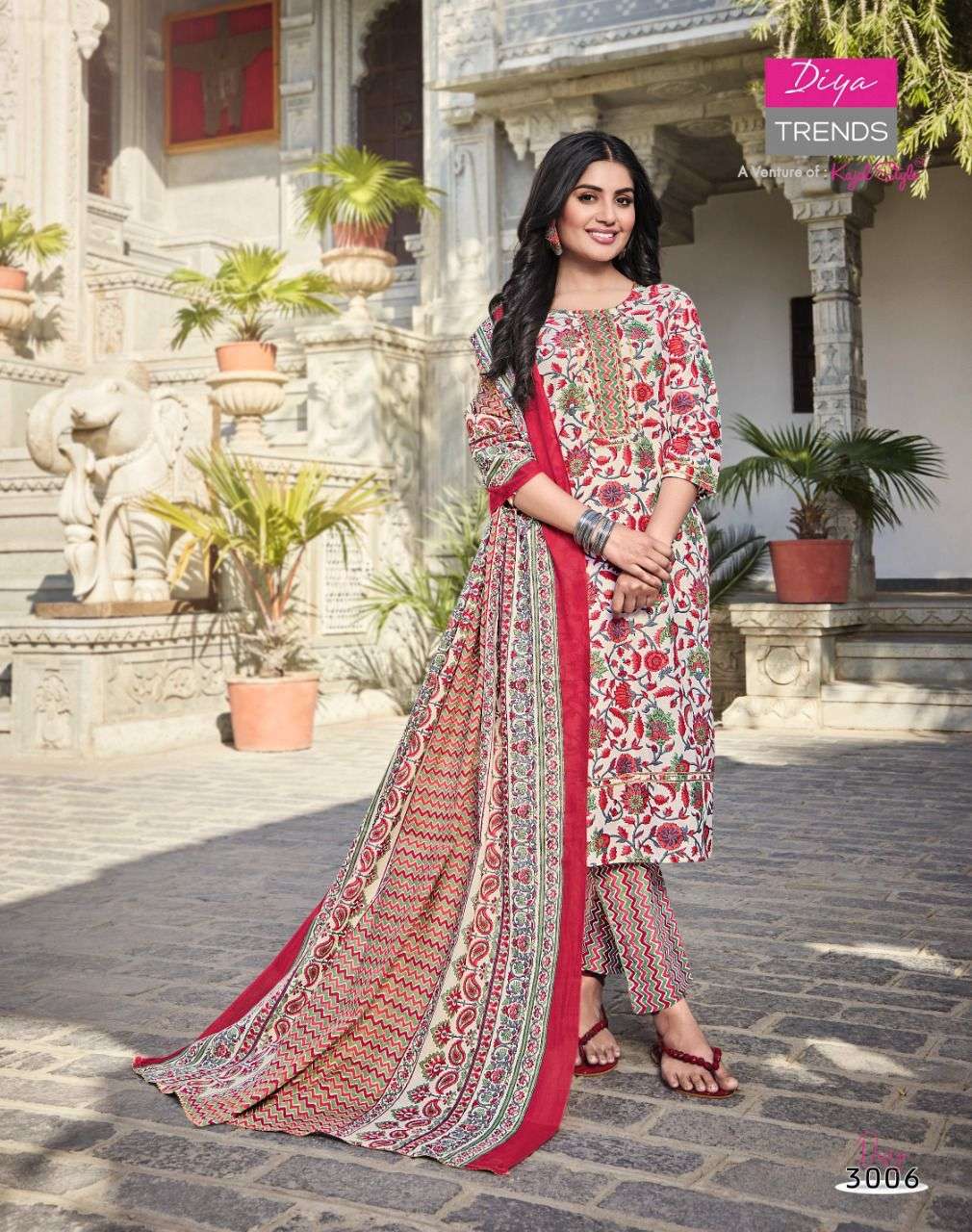 DiyaTrends  Odhani  vol 3 catalog Kurtis With Pant  with Dupatta 