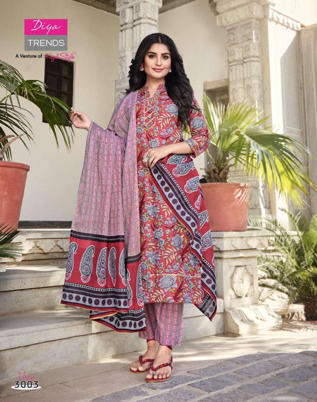 DiyaTrends  Odhani  vol 3 catalog Kurtis With Pant  with Dupatta 