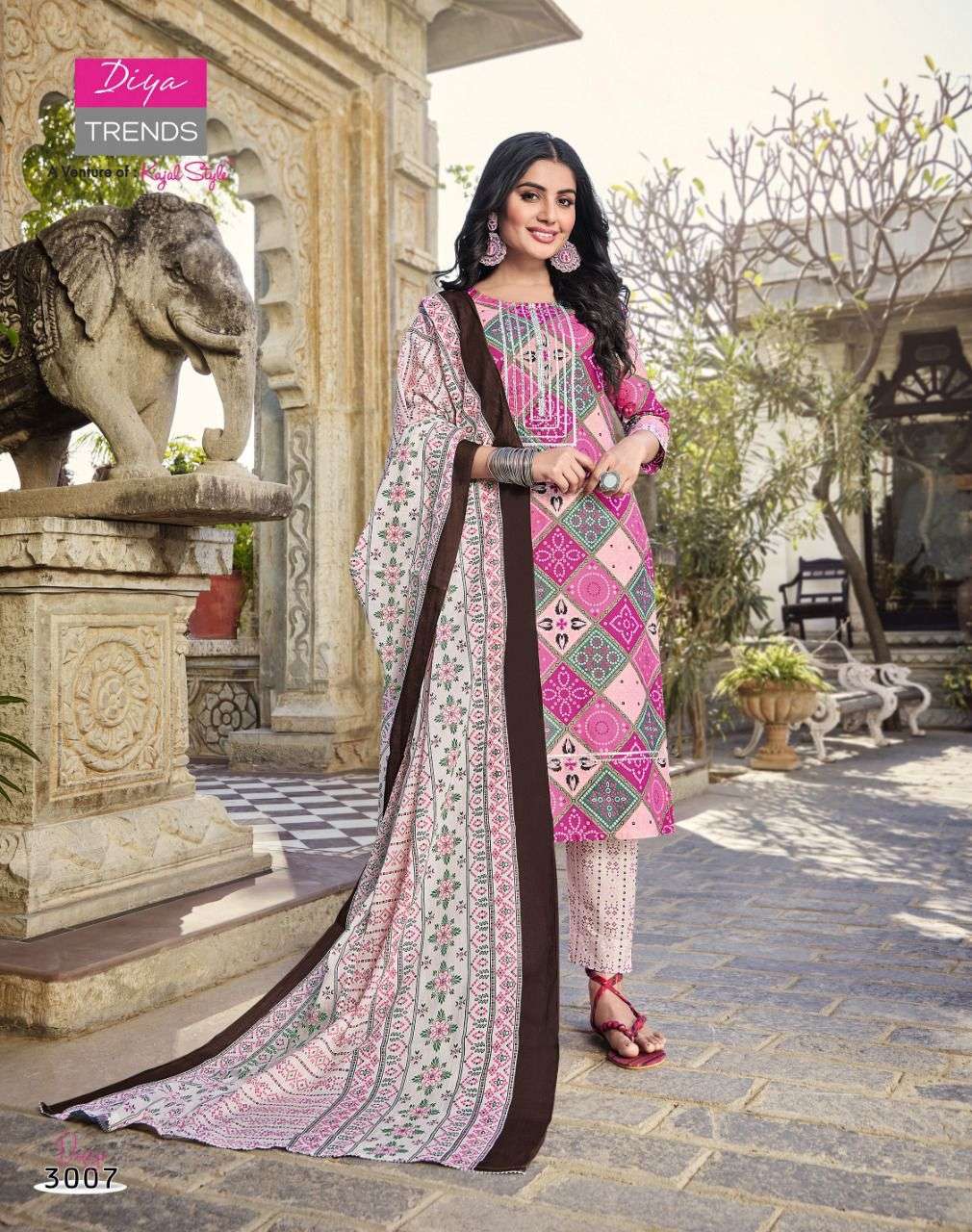 DiyaTrends  Odhani  vol 3 catalog Kurtis With Pant  with Dupatta 