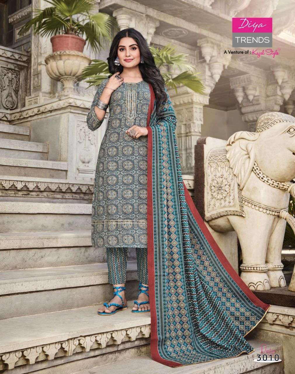 DiyaTrends  Odhani  vol 3 catalog Kurtis With Pant  with Dupatta 