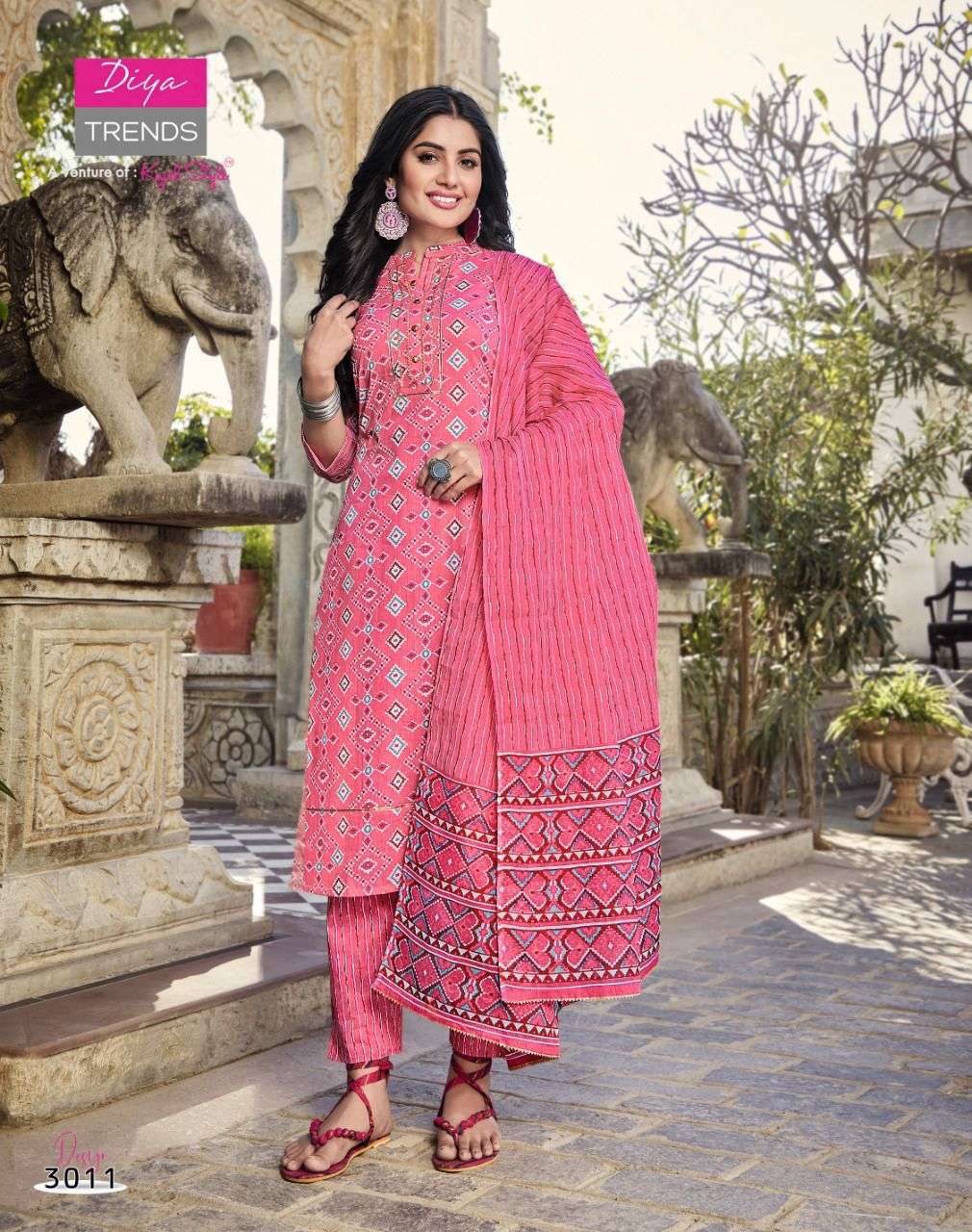 DiyaTrends  Odhani  vol 3 catalog Kurtis With Pant  with Dupatta 