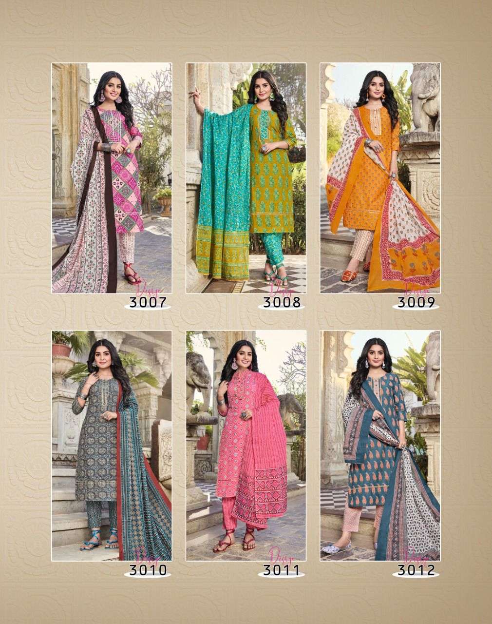 DiyaTrends  Odhani  vol 3 catalog Kurtis With Pant  with Dupatta 
