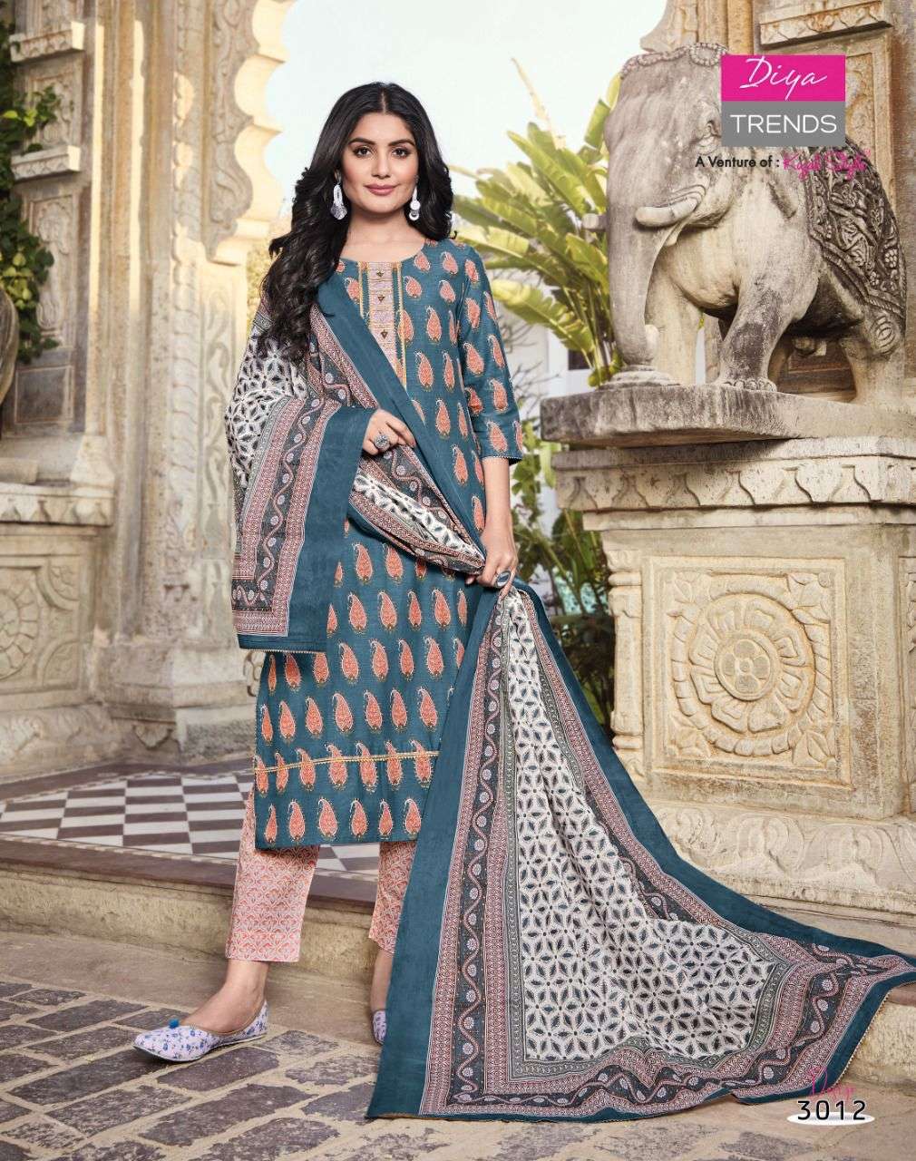 DiyaTrends  Odhani  vol 3 catalog Kurtis With Pant  with Dupatta 