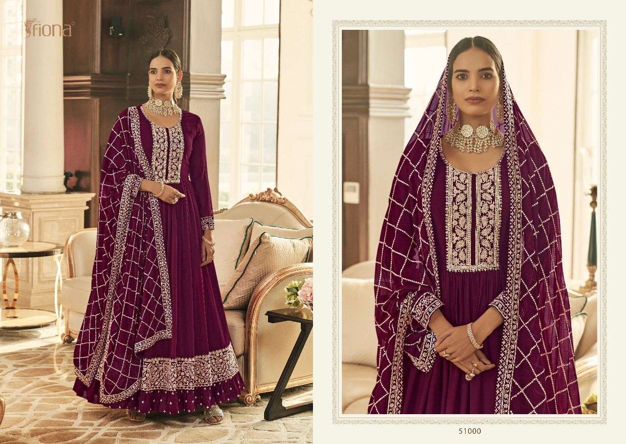 Fiona Sachi Catalog Heavy Exclusive Wear Georgette Anarkali Suits 
