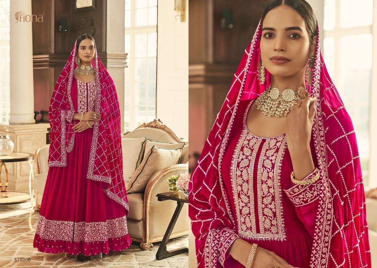 Fiona Sachi Catalog Heavy Exclusive Wear Georgette Anarkali Suits 