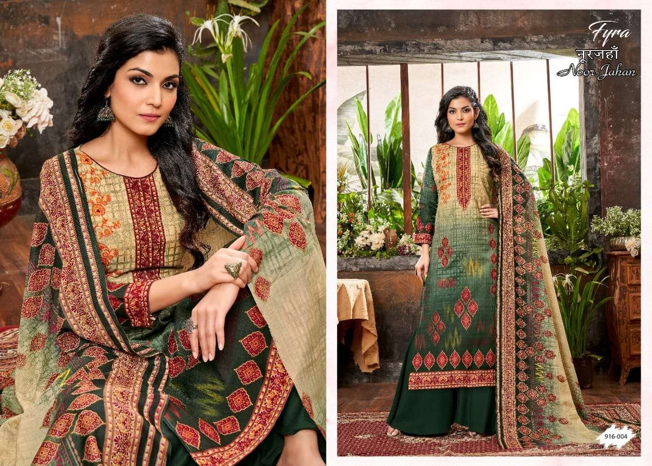 Fyra Noor Jahan Vol 4  Catalog Pure Cotton Regular Wear Dress Material