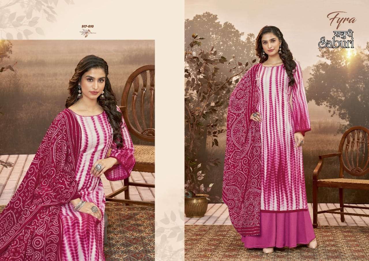 Fyra Saburi Catalog Pure Cotton Regular Wear Unstitched Dress Materials