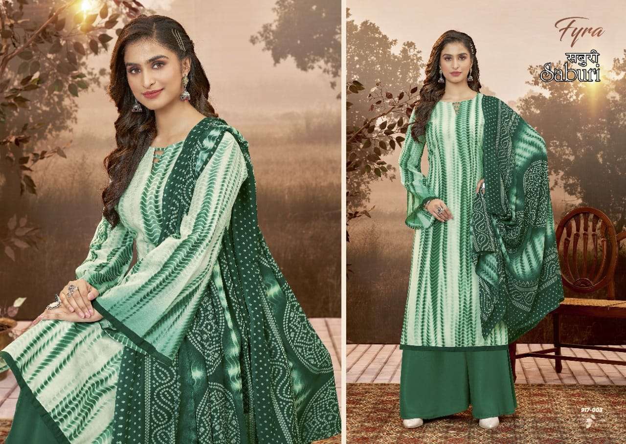 Fyra Saburi Catalog Pure Cotton Regular Wear Unstitched Dress Materials